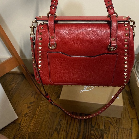 Valentino Red Leather Bag - Picture 4 of 5